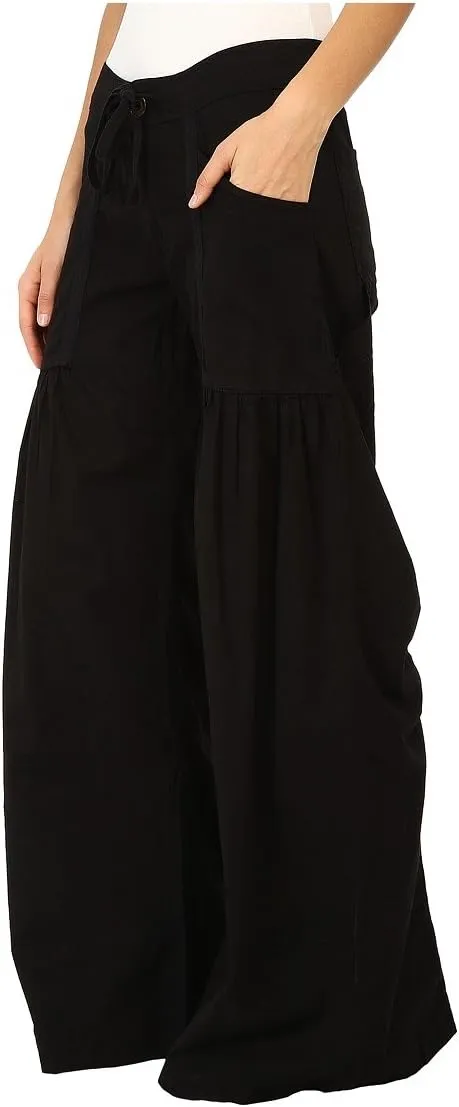 XCVI Women's Willow Wide Leg Stretch Poplin Pants