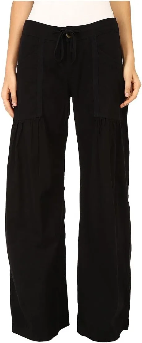 XCVI Women's Willow Wide Leg Stretch Poplin Pants