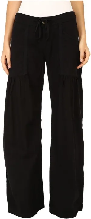 XCVI Women's Willow Wide Leg Stretch Poplin Pants